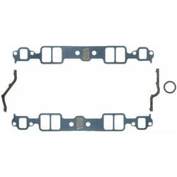 SB CHEV 350 INTAKE GASKETS EMBOSSED STEEL 1.23 X 1.99 SBC FELPRO - 1204