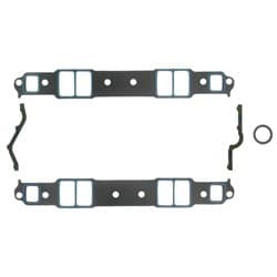 SB CHEV 350 PRINTOSEAL INTAKE GASKETS MED PORT 1.34 X 2.21 SBC FELPRO - 1206
