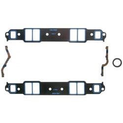 SB CHEV 350 STEEL CORE INTAKE GASKETS MED PORT 1.34 X 2.21 SBC FELPRO - 1206S-3