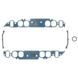 BB CHEV OVAL EMBOSSED STEEL INTAKE GASKETS 1.82 X 2.05 BBC FELPRO - 1210