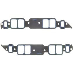 BBC RECTANGLE PORT INTAKE SET STEEL CORE, 1.82" X 2.54", .65 FELPRO / 1275S3