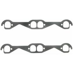 SB CHEV D-PORT EXHAUST GASKET D SHAPE 1.55 X 1.63 SBC FELPRO - 1406