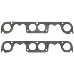 SB CHEV BRODIX EXHAUST GASKET ROUND SPREAD PORT 1.81 SBC FELPRO - 1409