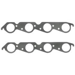 BB CHEV ROUND EXHAUST GASKETS STEEL CORE 2.13 DIA(inc AFR) BBC FELPRO - 1412