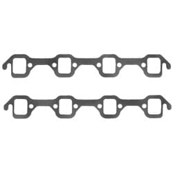 SB FORD WINDSOR EXHAUST GASKETS STEEL CORE 1.25 X 1.48 SBF FELPRO - 1415