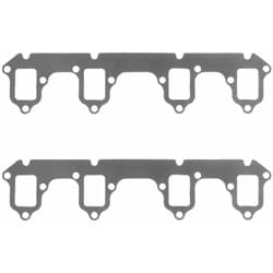 BBF 428 CJ HEAD EXH GASKET STEEL 1.40X2.04 16 BOLT FELPRO - 1442