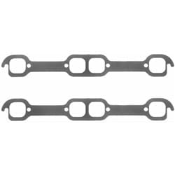 SBC 18DEG.EXHAUST GASKETS  STEEL CORE, 1.74 X 1.60 FELPRO - 1482