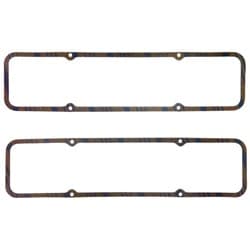 SBC VALVE COVER GASKETS, CORK W/ STEEL CORE, 5/16" THICK FELPRO - 1604