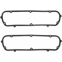 SBF 289-351W BLACK VALVE COVER GASKETS  5/32" THICK RUBBER FELPRO - 1614