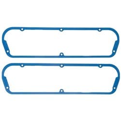289 302 351W FORD VALVE COVER GASKETS .200' BLUE RUBBER STEEL CORE SBF FELPRO - 1684