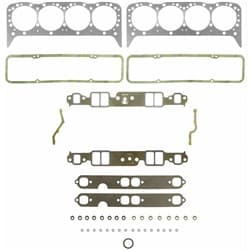 SBC MARINE HEAD SET 5.7L  CHEV WITH RIM BOLT V/COVER **NOTES* FELPRO - 17230