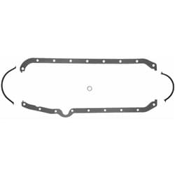 SBC OIL PAN GASKET SET LEFT DIPSTICK/THIN SEAL FELPRO - 1802