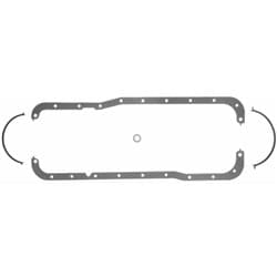 SBF 351W OIL PAN GASKET SET STEEL CORE  **NOTES** FELPRO - 1827
