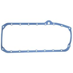 SBC 1 PIECE OIL PAN GASKET LH DIPSTICK 2 PCE RMS 1975-79 THIICK STROKER  FELPRO - 1880