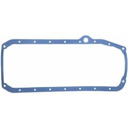 SBC 1 PIECE OIL PAN GASKET LH DIPSTICK 2 PCE RMS THIN 1957-74 FELPRO - 1885