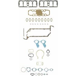 FORD FLATHEAD 1946-48   24STUD FULL GASKET SET - W/3 LGE HOLE FELPRO - FS7548B