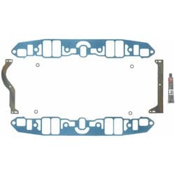 INTAKE GASKETS, CHRYSLER SB 318, 340, 360, STOCK PORTS FELPRO - MS90109