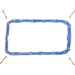 FORD/MAZDA V6 1991-01, 1-PIECE RUBBER OIL PAN GASKT FELPRO - OS30620R