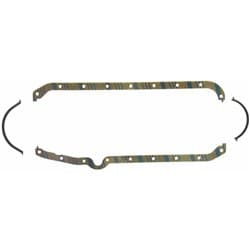 SBC CHEVY OIL PAN SET CORK 67 -74 FELPRO - OS5197C-2
