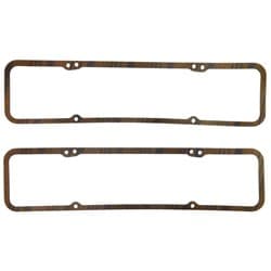 SBC VALVE COVER GASKET SET CORK / RUBBER BLUE STRIP FELPRO - VS12869AC