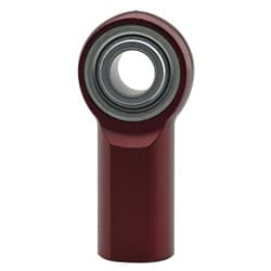 FEMALE ALUM ROD END 10/32 BLACK LEFT HAND