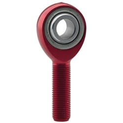 ALLOY ROD END 1/4THREAD R/H ANODISED RED FKROD - ALJM4