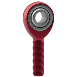 ALLOY ROD END 1/4THREAD L/H ANODISED RED FKROD - ALJML4
