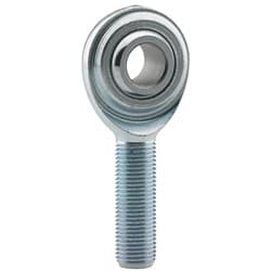STEEL ROD END LH 1/2"X5/8" ZINC PLATED FINISH FK ECML10-8