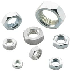 JAM NUT STEEL 1/4-28 RH 7/16 HEX FK ROD - SJNR04