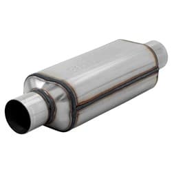 2.50" SUPER HP2 MUFFLER 304 S/LESS 2.50" IN/OUT 12" LENGTH FLOWMASTER - 12512304