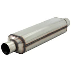 2.50" SUPER HP2 MUFFLER 304 STAINLESS 2.50 IN/OUT 18" LONG FLOWMASTER - 12518304