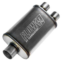 FLOWFX STAINLESS MUFFLER 3.00" CENTER IN  / DUAL 2.5" OUTLET FLOWMASTER - 72198