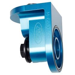 90 DEGREE OIL FILTER ADAPTER BILLET ALUMINIUM, BLUE FORDMS - M-6880-B50