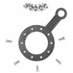 GRANT CARBON 1 HOLE SWITCH S/WHEEL PLATE 3MM GRANT - 261
