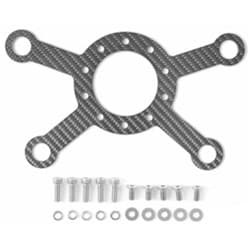 GRANT CARBON 4 HOLE SWITCH S/WHEEL PLATE 3MM GRANT - 264