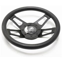 GRANT CHALLENGER 13-1/2 DIA 3-1/2 DISH - MATTE BLACK GRANT - 414