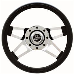 GRANT CHALLENGER 13-1/2 DIA 3-1/2 DISH - CHROME SPOKES GRANT - 440