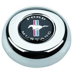GRANT FORD MUSTANG HORN BUTTON CHROME - CLASSIC WHEELS GRANT - 5688