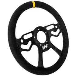 GRANT RACING 13" WHEEL BLACK SUEDE 4 SPOKE MPI STYLE GRANT - 610