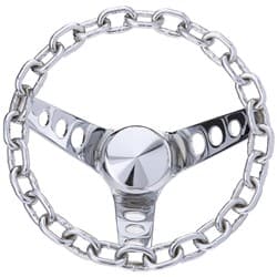 GRANT CLASSIC CHROME CHAIN 10" 5-1/2 DISH 3 SPOKE GRANT - 741