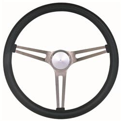 GRANT GM OFFICIAL CLASSIC 15" CHEV HORN BUTTON BLACK LEATHER GRANT - 969