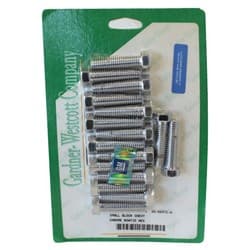 CHEV OUTSIDE HEAD BOLTS SUIT SMALL BLOCK WITH BOW TIE LOGO GARDENER - 10-56472-H