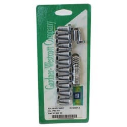 BBC OIL PAN BOLT SET CHEV CHROME PLATED CHEVY SYMBOL GARDENER - 10-56487-H