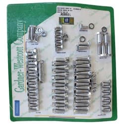 BBC ENGINE DRESS UP KIT POLISHED S/STEEL CHEVY SIGN GARDENER - 10-56491-HSP