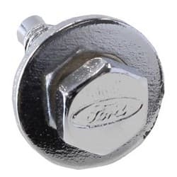 FORD OVAL BODY BOLTS CHROME PLATED 1/4X3/4-7/16 HEX GARDENER - 11-55669-P7