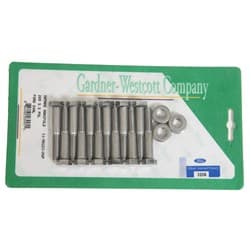 FORD 289 INTAKE MANIFOLD BOLTS HEX POLISHED S/STEEL FORD GARDENER - 11-56221-HSP