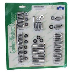 FORD ENGINE DRESS UP KITS 289-302W HEX CHROME PLATED GARDENER - 11-56250-H