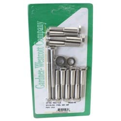 FORD 351C INTAKE BOLT KIT S/STEEL HEX GARDENER - 56222-HS