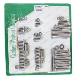 FORD 351C ENGINE BOLT KIT S/STEEL HEX GARDENER - 56255-HS