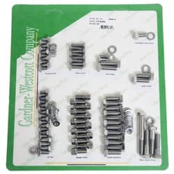 SBC ENGINE DRESS UP KIT HEX S/STEEL GARDENER - 56490-HS